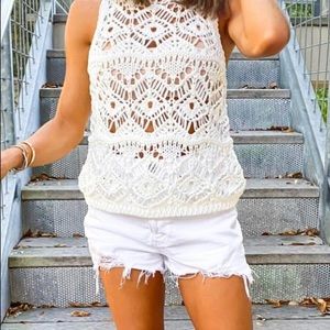 Crochet sweater tank